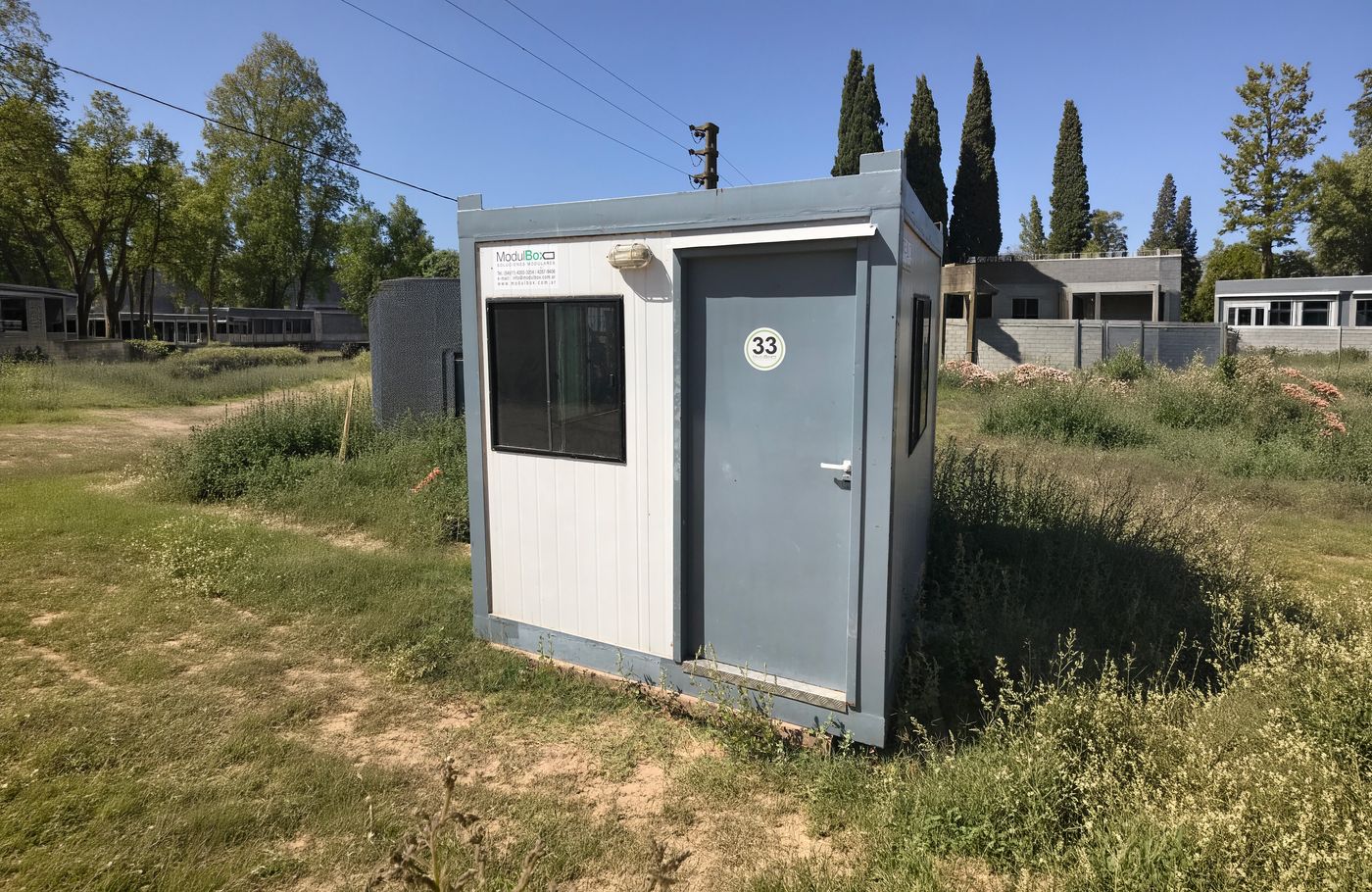 Cabina de vigilancia instalada