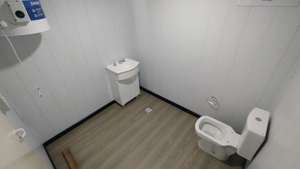 Sanitario completo con inodoro y bacha